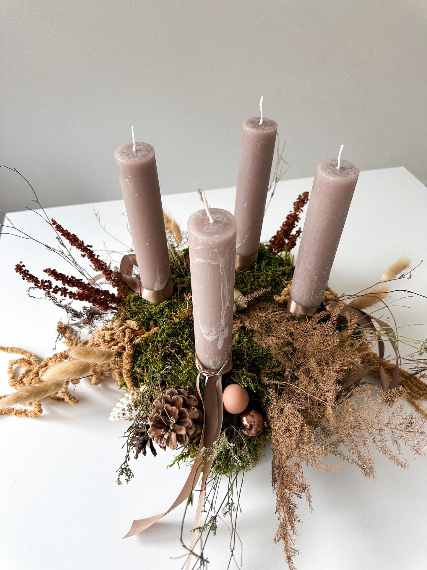 Adventskranz Sophie, naturfarben, 40 cm, 1 Stück