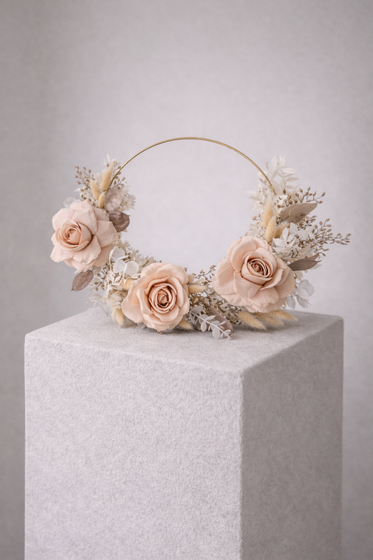 Nina Hoop, Ø 30 cm, Naturfarben