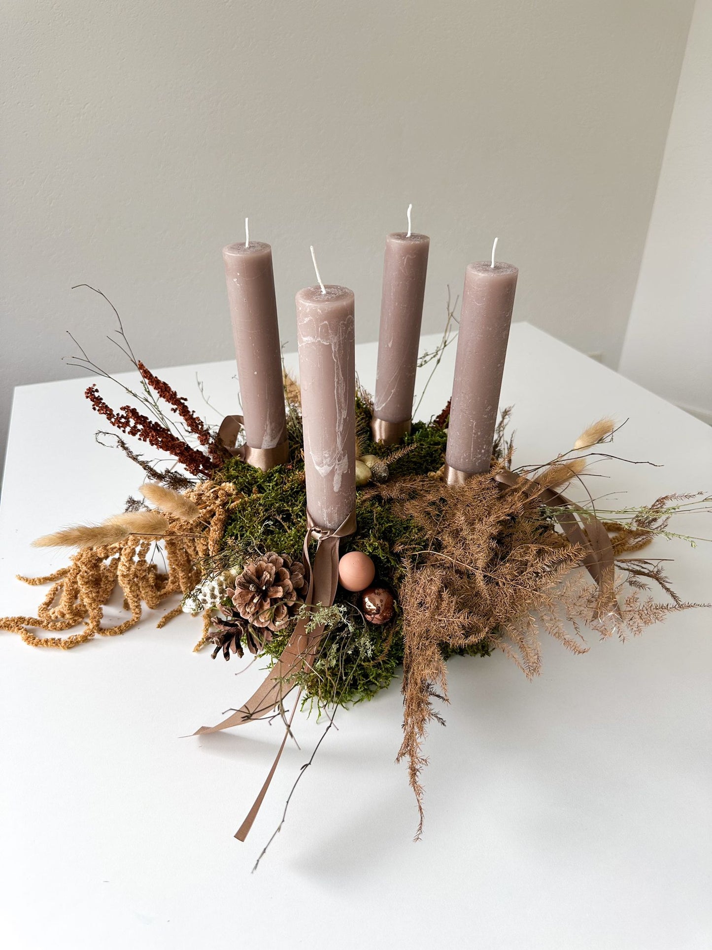 Adventskranz Sophie, naturfarben, 40 cm, 1 Stück