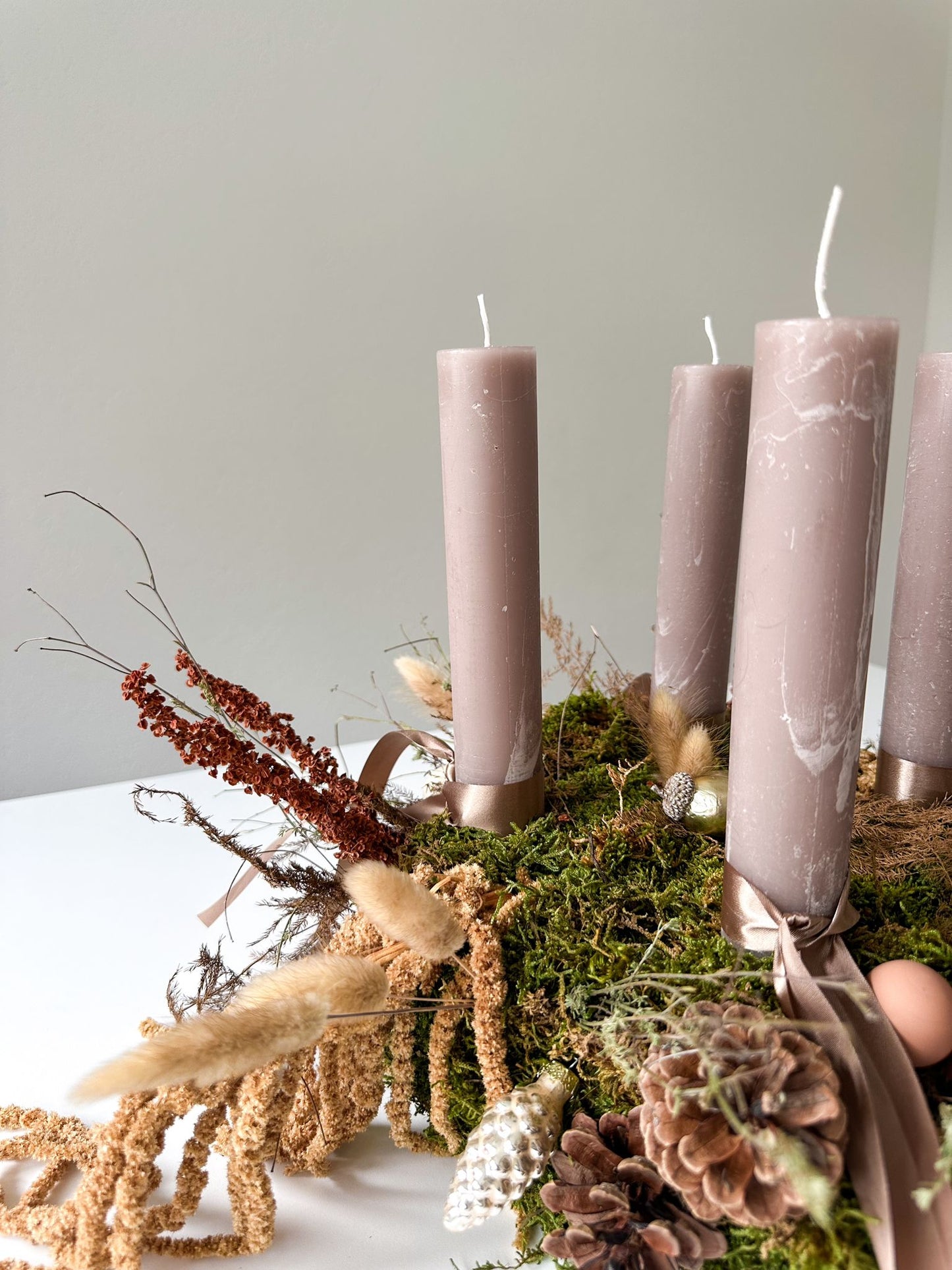 Adventskranz Sophie, naturfarben, 40 cm, 1 Stück