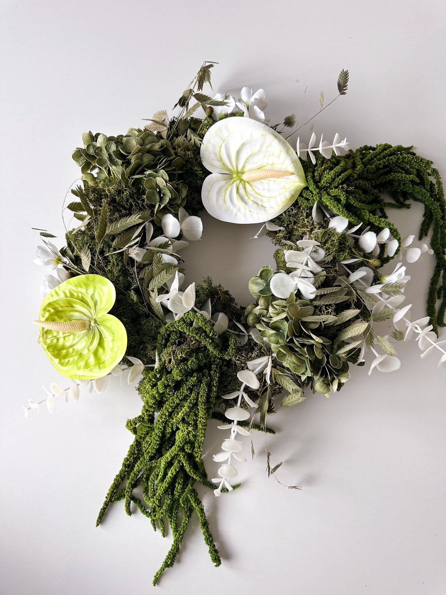 Adventskranz Elena, grün, ⌀ 50 cm, 1 Stück