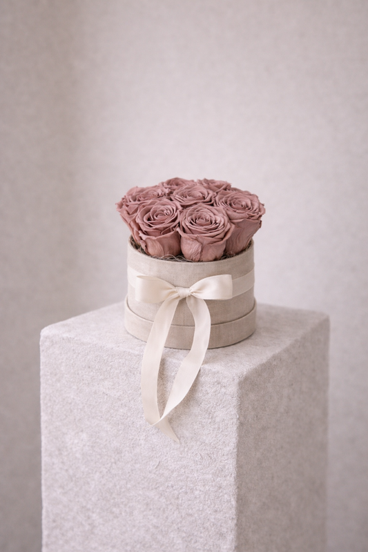 Rosenbox Chocolate, chocolate, ø 15 cm