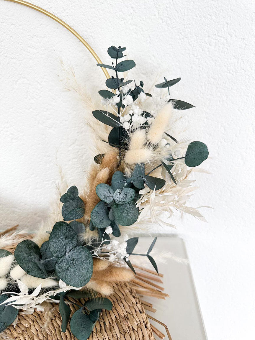 Milijana Hoop, Ø 30 cm, Naturfarben