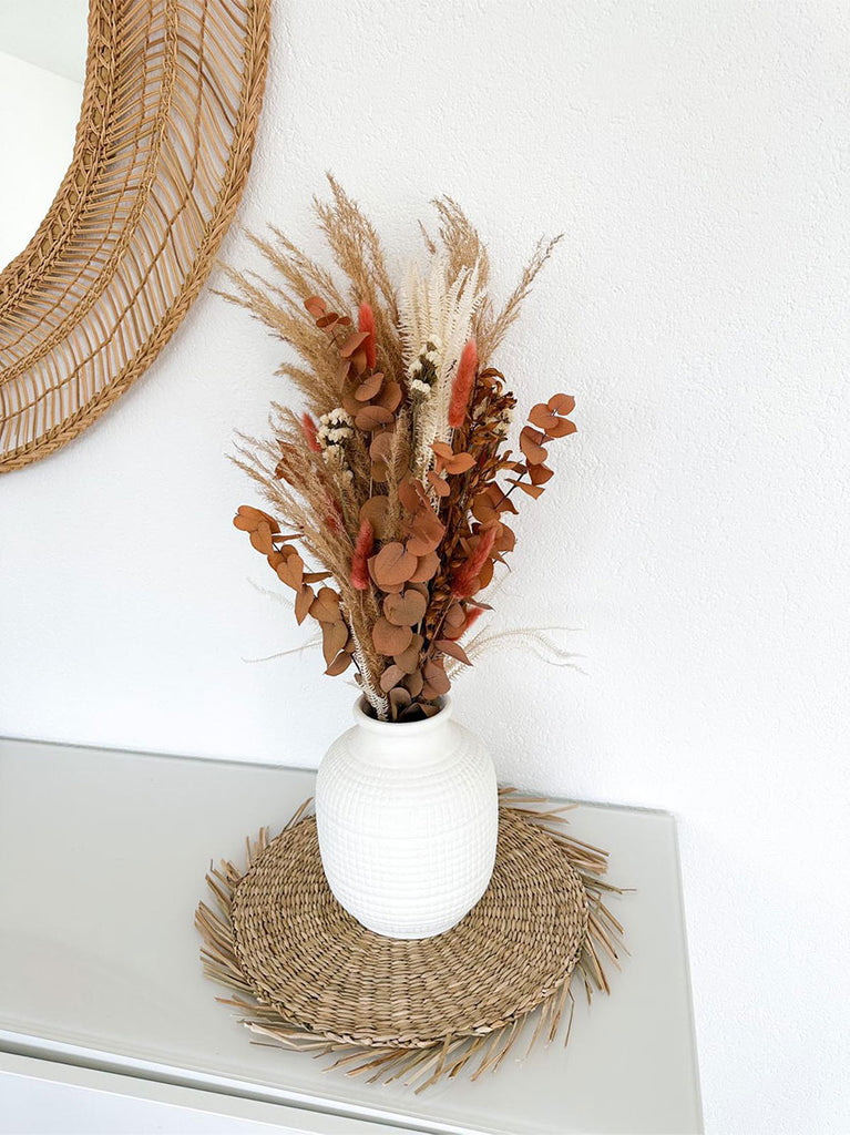 Nadine Bouquet, ein Blumenstrauss aus Trockenblumen. Bild 1.